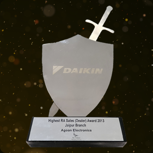 Daikin Highest RA Sales Award 2013