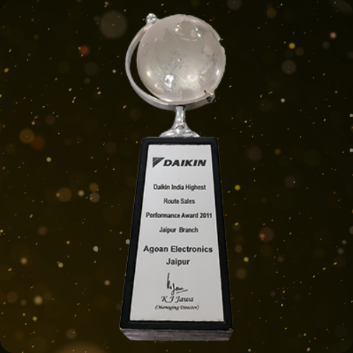 Daikin India Highest Route Sales Performance Award 2011